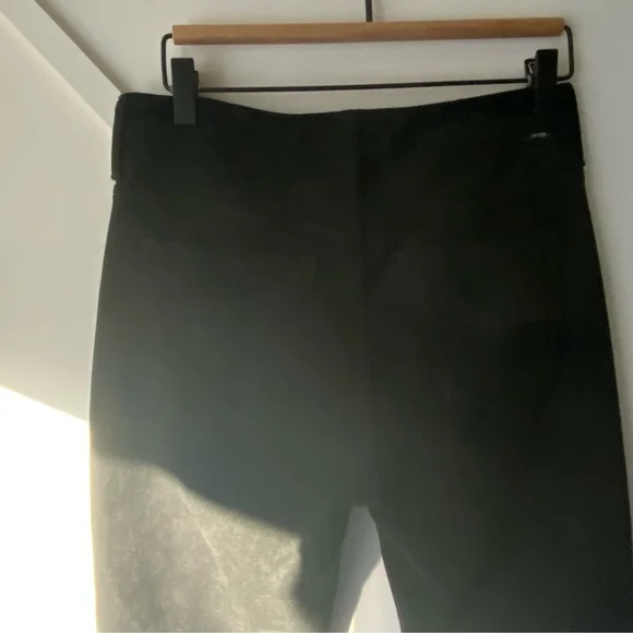 Mother High Waisted Looker in Tricks Of The Trade Black Faux Suede - 28